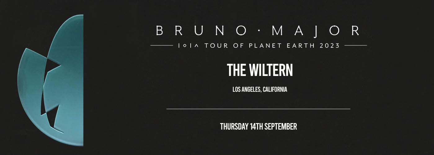 Bruno Major at The Wiltern